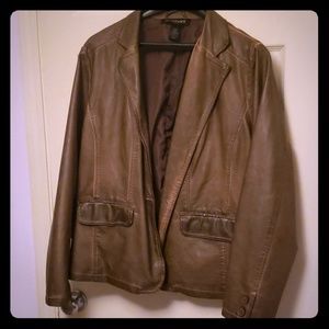 Cafe-colored jacket/blazer